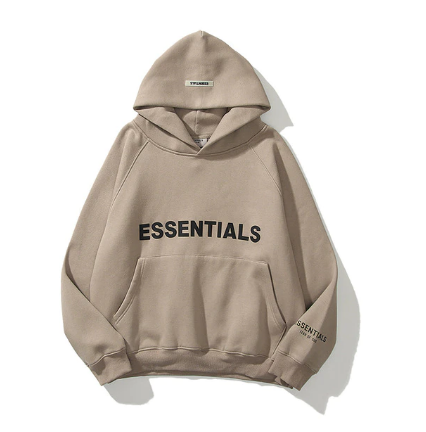 Essentials Hoodie Men Women Brown